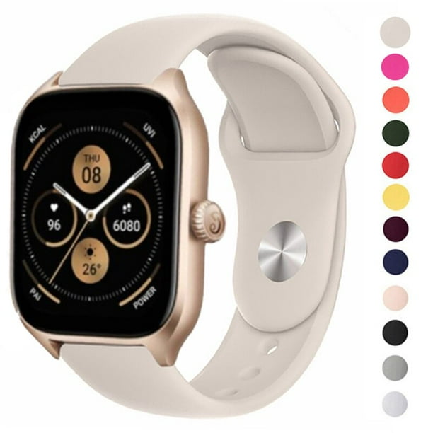 Correa de silicona para reloj Amazfit GTS GTR 4 3 2 2e Mini Pro stratos pulsera deportiva para Amazfit bip U S 3 Pro Lite 20mm 22mm Walmart en linea