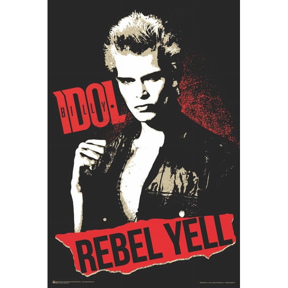 Billy Idol Rebel Yell Poster 24x36 inches