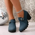 thumbnail image 2 of RXMEKW Fall Boots for Women,Metal Buckle High Heel Boots, 2 of 9
