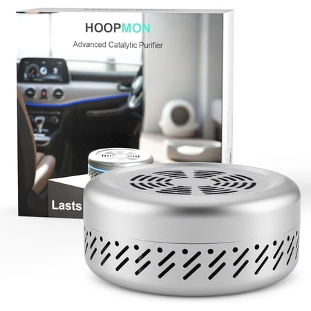 Car Deodorizer – Lasts 10 Years, Odor Eliminator Air Purifier Destroys VOCs & Smoke – Powerful for Fridge, Closets, RVs, Pets, Bathroom & Basement – Better Than Charcoal, Ozone & Baking Soda