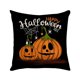 thumbnail image 1 of Fiudx Ofertas Relámpago Funda De Almohada De Lino Y Algodón De La Serie Halloween, Cojín Para El Hogar Con Estampado De Calabaza Para Coche, 1 of 1
