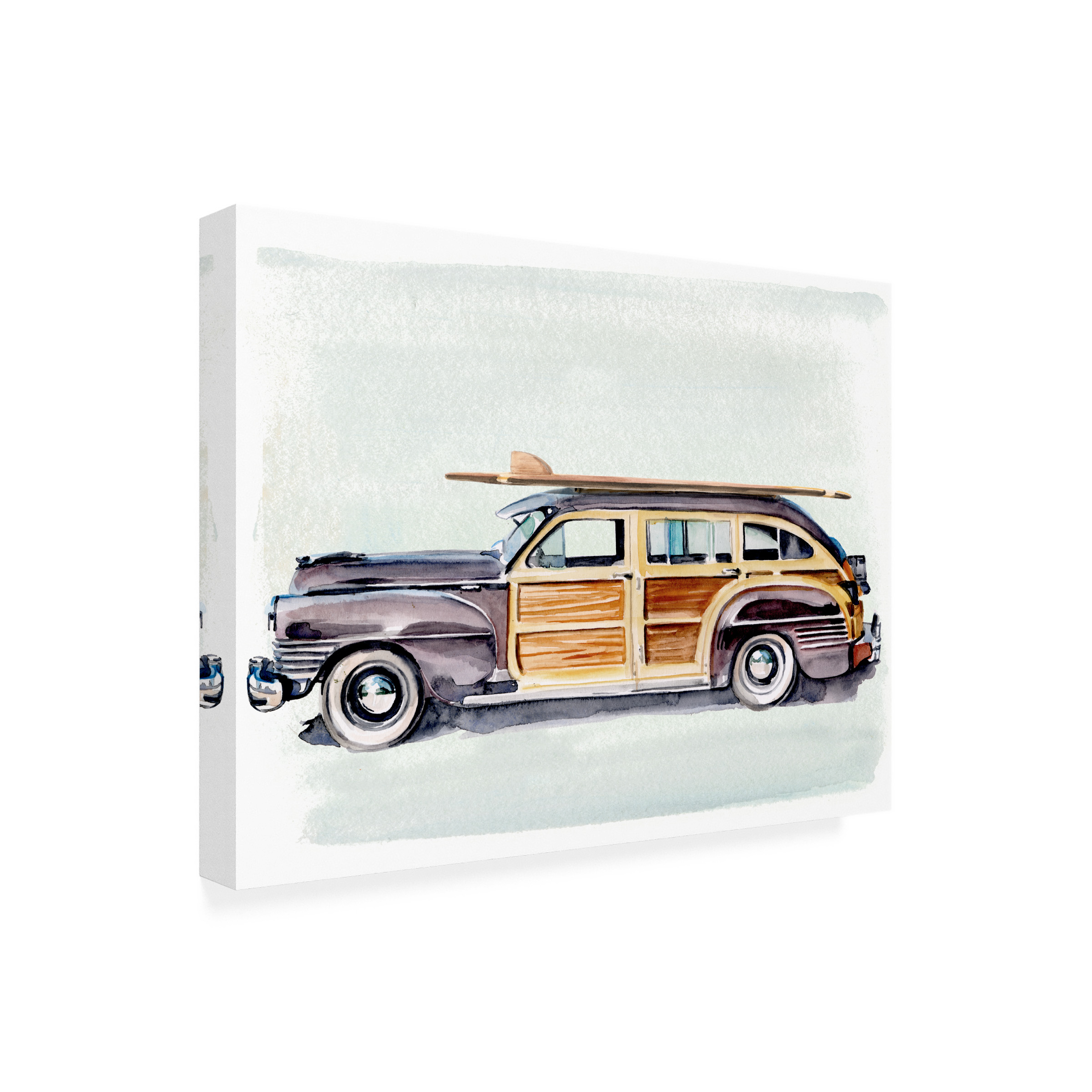 Jennifer Paxton Parker 'Surf Wagon II' Canvas Art
