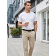 thumbnail image 6 of Maikun Men Belts Black Belt Black Buckle Leather Belt for Mens Casual Dress Belt, 6 of 6