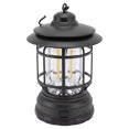 thumbnail image 3 of Portable LED Camping Lantern with Retro Hanging COB Emergency Light, Battery Powered, ABS Material, 360 Omnidirectional Beam, Hangable Hook Design for Outdoor Travel and Camping, 3 of 8