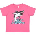 thumbnail image 3 of Inktastic Great White Shark Jumping Boys or Girls Baby T-Shirt, 3 of 5