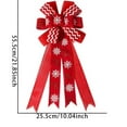 thumbnail image 2 of Liyamei Wreath Bow Bow Ribbon Bow Wreath Festive Home, 2 of 3