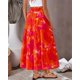 thumbnail image 5 of Falda BTFBM Midi con estampado floral Maxi para mujer Verano 2025, 5 of 6
