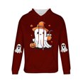 thumbnail image 3 of Blusa con capucha de manga larga para hombre, moda para el Día de Todos los Santos, estampado de fantasmas, sudadera con capucha y cordón para el tiempo libre, sudadera con capucha para hombre, blusa, 3 of 3