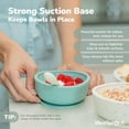 thumbnail image 4 of WeeSprout Suction Bowls for Baby & Toddlers, 100% Silicone, 10 oz, Set of 2, 4 of 9