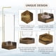 thumbnail image 4 of Porta Incienso Unique Bargains quemador de incienso moderno con bandeja de cenizas de Vidrio removible, 4 of 8