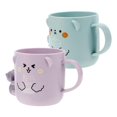 thumbnail image 1 of 2 Pcs Kid Cups Bathroom Mug Plastic Mugs Reusable Bathroom Mug Toothbrush Cups, 1 of 4