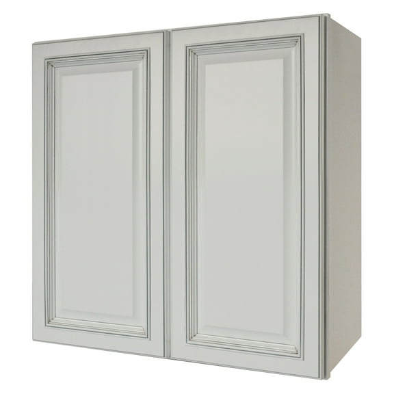 Sunny Wood Rlw3030-A Riley 30" Wide X 30" High Double Door Wall Cabinet - White