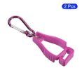 thumbnail image 4 of Uxcell Glove Keeper Gloves Grabber Clips Holder Hanger for Helmets, Pink 2 Pack, 4 of 5