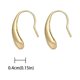 thumbnail image 4 of Pendientes Pequeña Gota de Agua Temperamento Femenino Viento Frío Pendientes Pequeño Lóbulo Femenino, 4 of 8