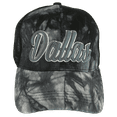 thumbnail image 2 of Dallas City Name Tie Dye Summer Mesh Adjustable Baseball Cap (Black), 2 of 3