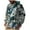 Multicolor, variant on Men's Loose Fit Printed Hooded Sweatshirt, Long Sleeve Casual Pullover Fleece Hoodie for Street Style, Lounge, Autumn Winter,Blue,L