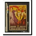 thumbnail image 2 of Historic Framed Print, Julio 1936-julio 1937. Unidos en la retaguardia como en la vanguardia para ganar la guerra, 17-7/8" x 21-7/8", 2 of 9