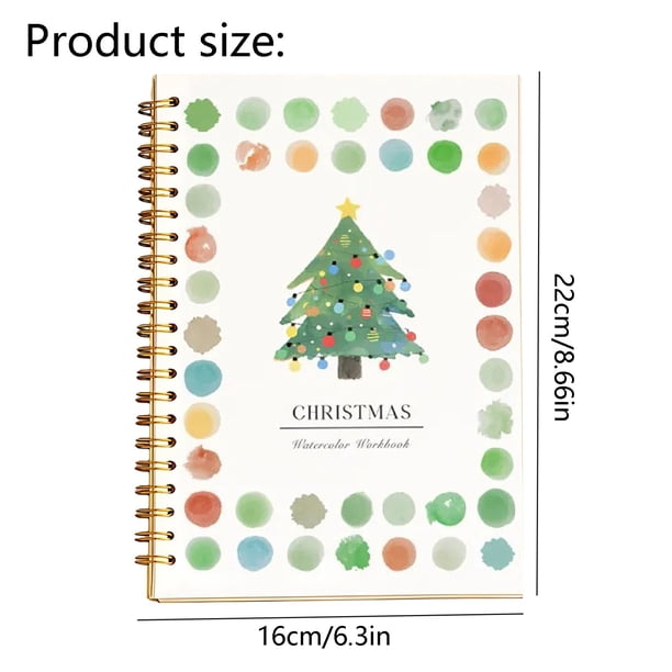 Livre de travail aquarelle pour débutants, kit de peinture aquarelle avec 12 couleurs et pinceau, pour se détendre et soulager le stress, idéal pour les artistes et les bricoleurs (12 couleurs