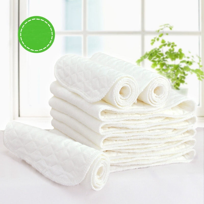 Luvable Friends Unisex Baby Premium Prefold Cotton Diapers White Premium Fold 14X20 