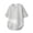 Gray, variant on 2026 Men'S Plus Size Short Sleeve Shirts Summer Lightweight Casual Outdoor T-shirts Plain Loose Fit Reglan Tees for Summer