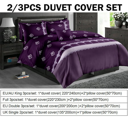2 3pcs Bright Color Bedding Set 3d, Bright Patterned Duvet Covers