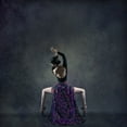 thumbnail image 2 of Hasheminasab, Moein 26x26 Gold Ornate Wood Framed with Double Matting Museum Art Print Titled - The Girl  A Dance, 2 of 4