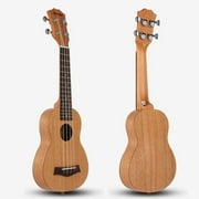 VIVICTORY 21 inch Soprano Ukulele 5 in 1 Holiday Gift Kit [Natural Color] String Instrument by Musictopia
