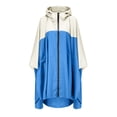 thumbnail image 4 of Lightweight Rain Poncho Jacket Coat For Women With Hood And Secure Pockets, 4 of 6