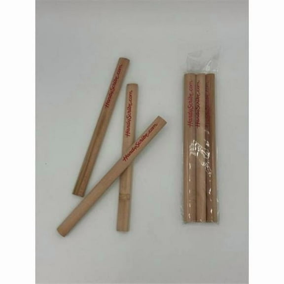 HandyScribe HANDYRED3 10 x 10 in. Red Marking Tool Pencil - Pack of 3