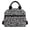 Black and Gray Leopard Print, variant on POLERO Sunflower Daisy Insulated Lunch Bag for Kids, Aluminum Film Material Comfortable Smooth Zipper Insulated Lunch Tote for Daily Use Picnic