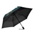 thumbnail image 2 of FORMRS Travel Umbrella Folding Auto Open Close Windproof Rain UV Protection, Floral Oranges, 2 of 8