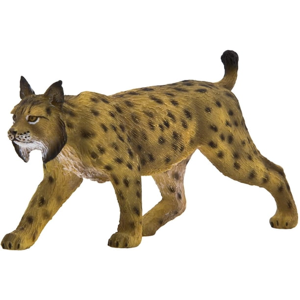 その他 Mojo Lynx Figure MOJO Iberian Lynx Rare Realistic International Wildlife Hand