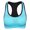 Blue, variant on Sngxgn Womens Sports Bra Padded Low Impact Thin Strap Workout Yoga Bra(Grey,XL)