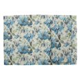 thumbnail image 2 of S4Sassy Blue Leaves & Magnolia Floral Washable Placemats & Napkins Table Decor Dining Mats, 2 of 3