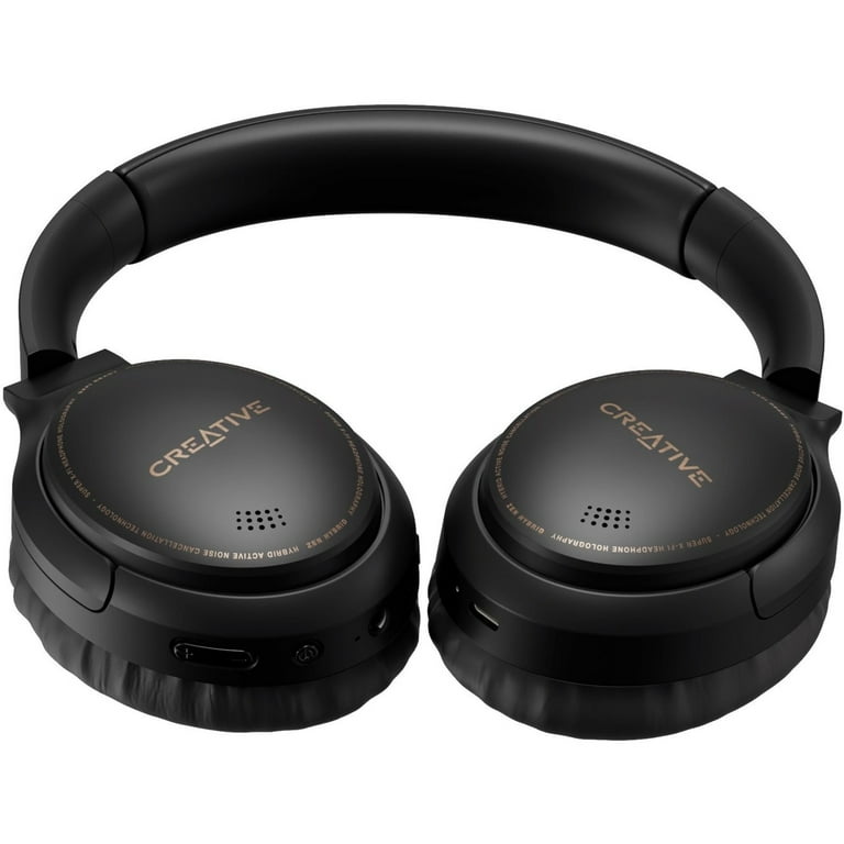 Creative Zen Hybrid Black Wireless Over Ear Headphones with