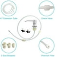 thumbnail image 4 of czcpp-Dish Soap Dispenser for Kitchen Sink, Countertop Sink Soap Dispenser Water Pump with 47\u201d No-Spill Extension Tube Kit Design for Kitchen Bathroom, No More Refills （Chrome）, 4 of 4