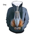 thumbnail image 2 of Motif Amusant Hommes Dames Sweat à Capuche 3D Escargot Imprimé Mode Décontractée Pull tops, 2 of 4