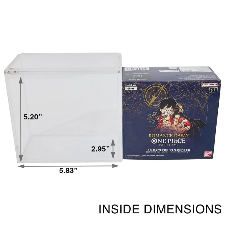 booster box case dimensions pokemon booster box case dimensions Japanese Large Booster Box EVORETRO Acrylic Case Magnetic Display EVORETRO Canada