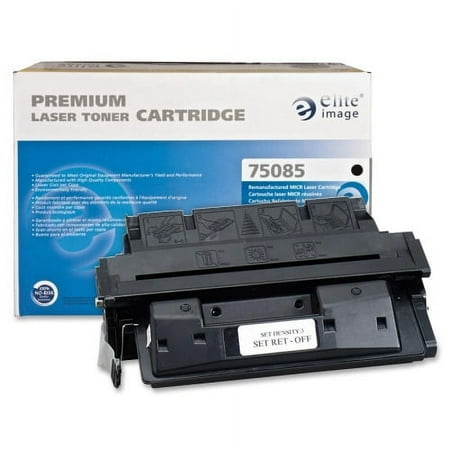 UPC: 0035255762618 | Remanufactured Elite Image MICR Toner Cartridge – Alternative for HP 27A (C4127A) Laser 10000 Pages Black 1 Each