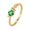 Gold, variant on Riforla Fashion Ring Emeralds Zircon Diamond Ring Golden Emeralds Diamond Ring Ladies Gemstone Ring Rings Gold