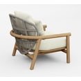 thumbnail image 2 of Fensee Teak Wood 1 Pc Lounge Chair Set: Lounge Chair With Cushions in Outdoor Sunbrella Fabric #5404 Canvas Natural, 2 of 3
