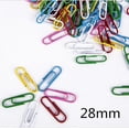 thumbnail image 4 of Clips de papel, 240 piezas Clip de papel de colores de tamaño mediano, Clips de papel de colores surtidos, Clips de papel para trámites, oficina, escuela y uso personal, 4 of 5