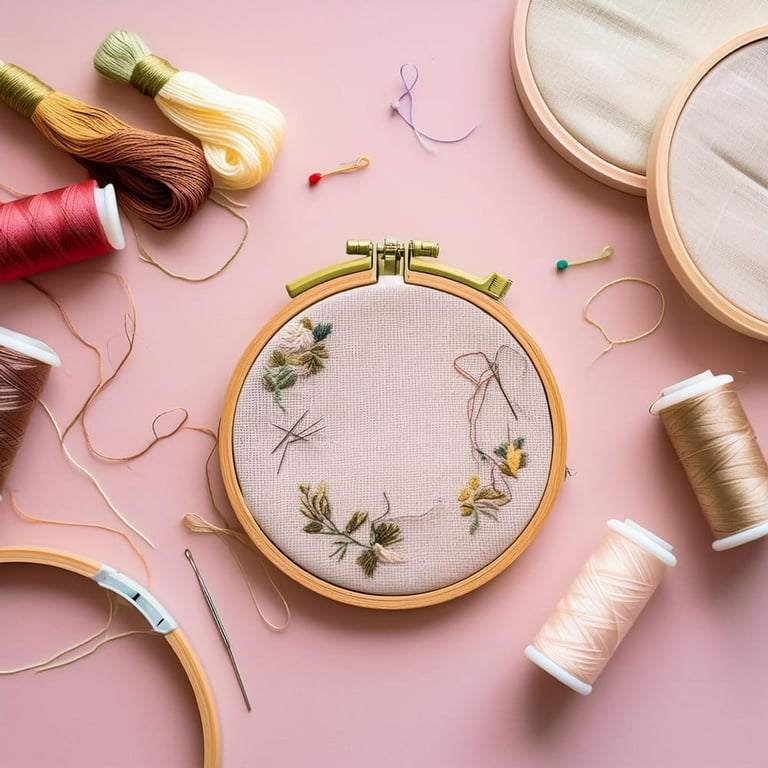 7 Inch 1 Piece Wooden Embroidery Hoops Bamboo Circle Cross 7 Inch 1 Piece Wooden Embroidery Hoops Bamboo Circle Cross