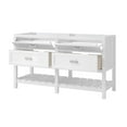 thumbnail image 6 of Craft + Main LSBV6022D Lawson 60" Double Free Standing Vanity Cabinet Only – - Aegean Blue, 6 of 7