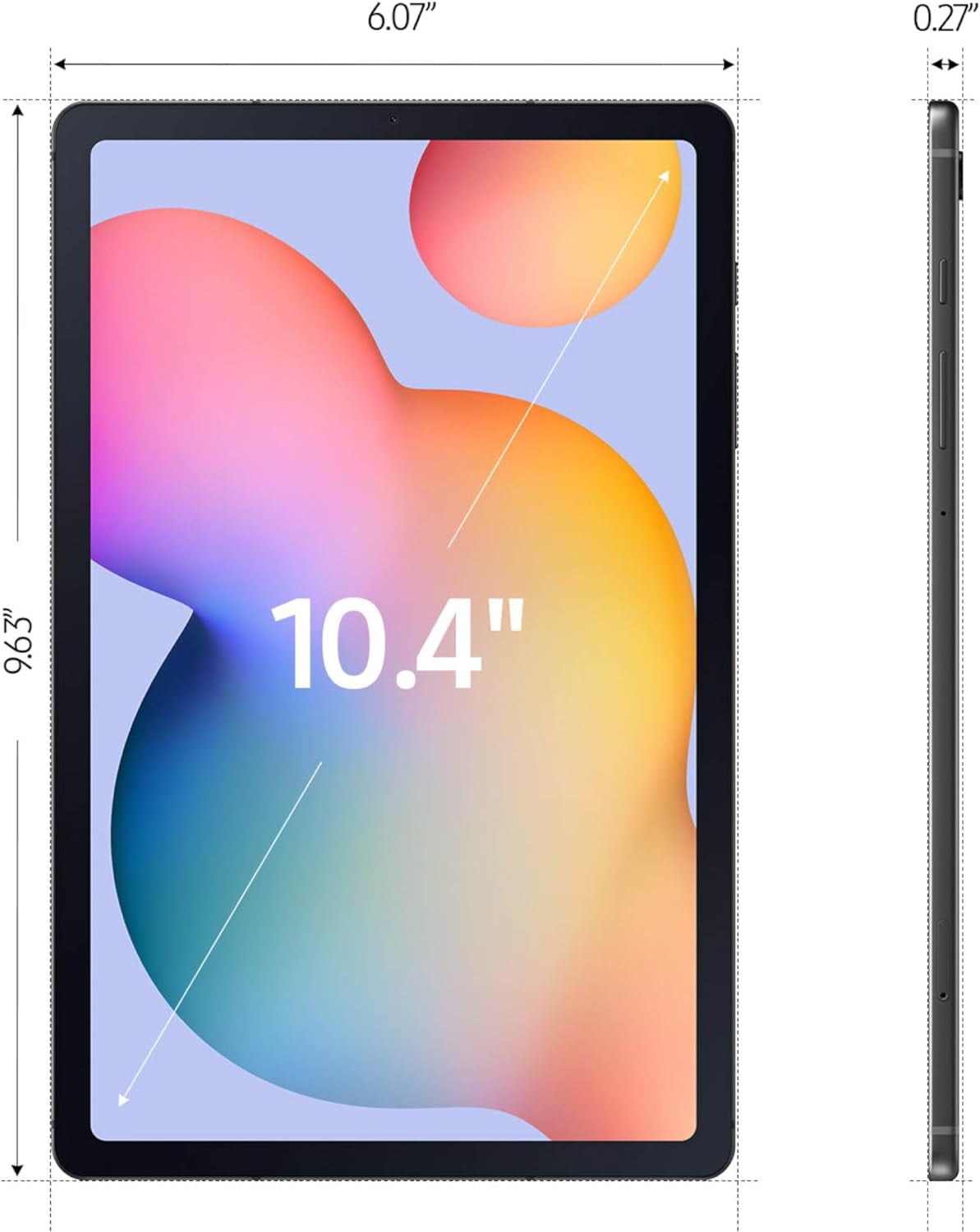 Samsung Galaxy Tab S6 Lite 10.4' 64GB Tablet, Oxford Gray, WiFi