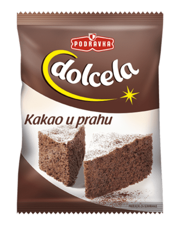 Cocoa Powder, KAKAO U PRAHU (Podravka) 3.5 oz (100g) by