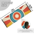 thumbnail image 5 of Yayeee Runner Rug for Bedroom 2'x6' Machine Washable Hallway Non Slip Mat, Colorful Circles, 5 of 8