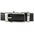 thumbnail image 2 of Boy's Leather Ratchet Belt, Trim to Fit 18"- 34" Waist, No Holes, Packed in a Gift Box by CANDOR AND CLASS (B723 Black, 25mm Wide), 2 of 8