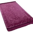 thumbnail image 1 of Modefa Luxury Velvet Prayer Rug with Prayer Beads | Soft Elegant Muslim Turkish Janamaz Sajada Carpet for Men and Women | Plain Solid Prayer Mat Ramadan Eid Gift - Paisley (Hot Pink), 1 of 5