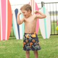 thumbnail image 4 of FORMRS Boys Swim Trunks Quick Dry Mesh Liner Boardshorts Sizes XS-XL, Cartoon Dinosaur, 4 of 7